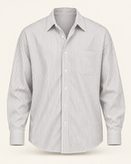 VALE & ROW Relaxed stripe shirt — studio product view