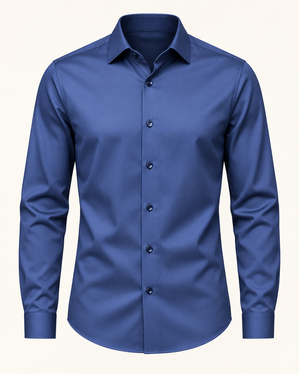 VALE & ROW Smooth poplin shirt — studio product view