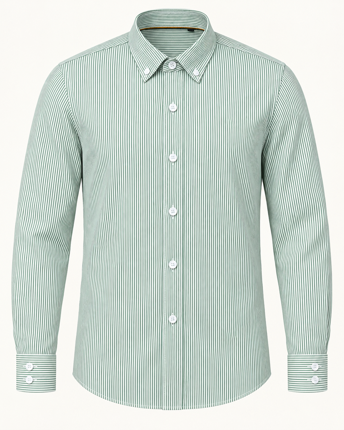 VALE & ROW Fine stripe cotton shirt — studio product view