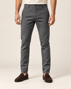 VALE & ROW Textured stretch trousers — model view