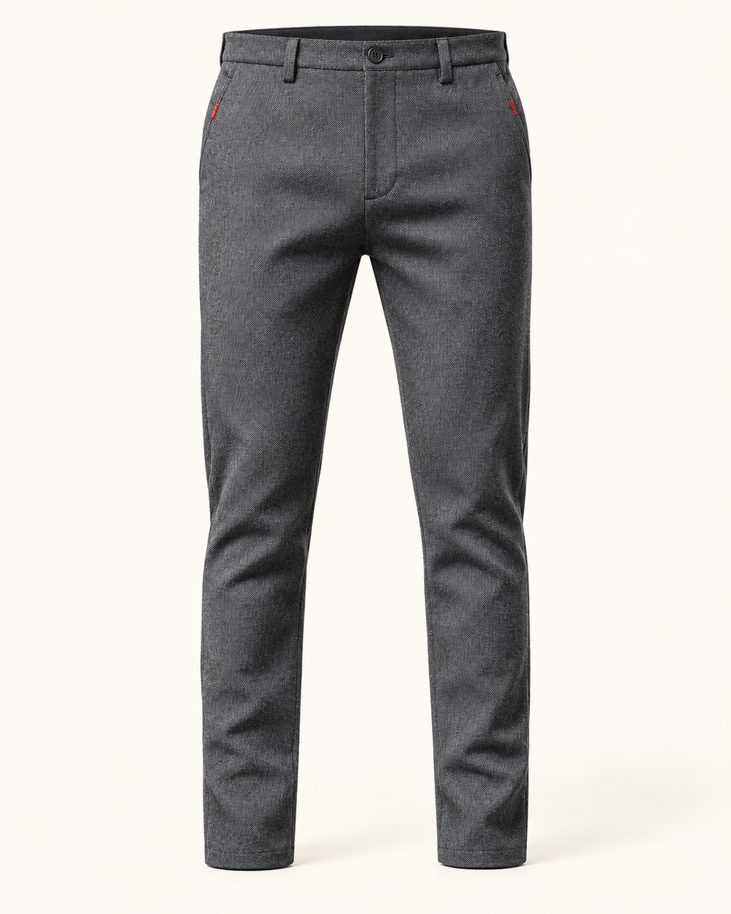 VALE & ROW Textured stretch trousers — studio product view
