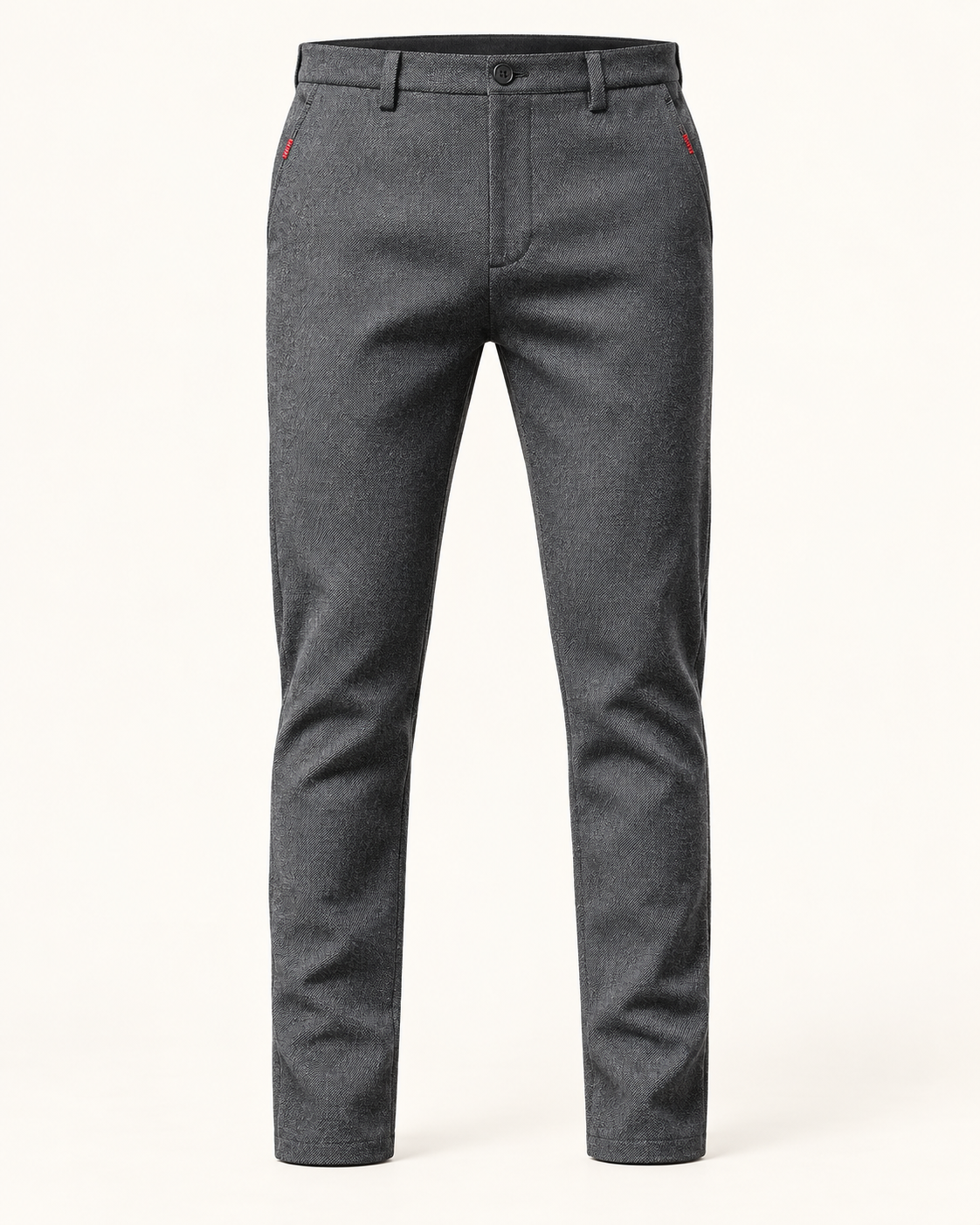 VALE & ROW Textured stretch trousers — studio product view