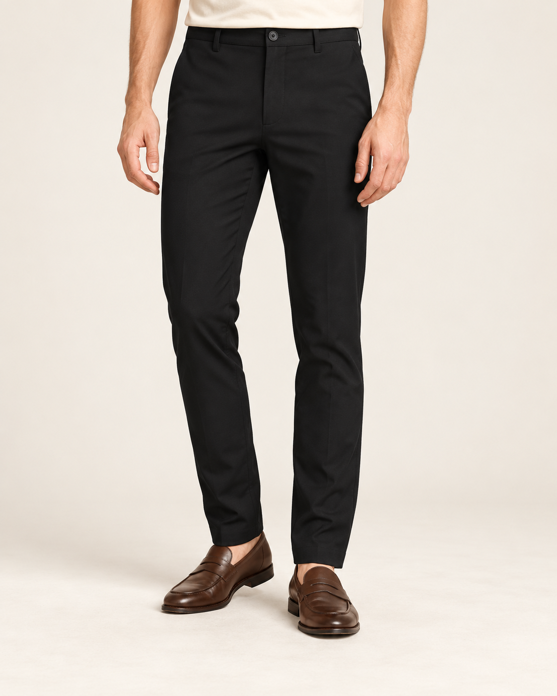 VALE & ROW Lightweight tailored trousers — model view
