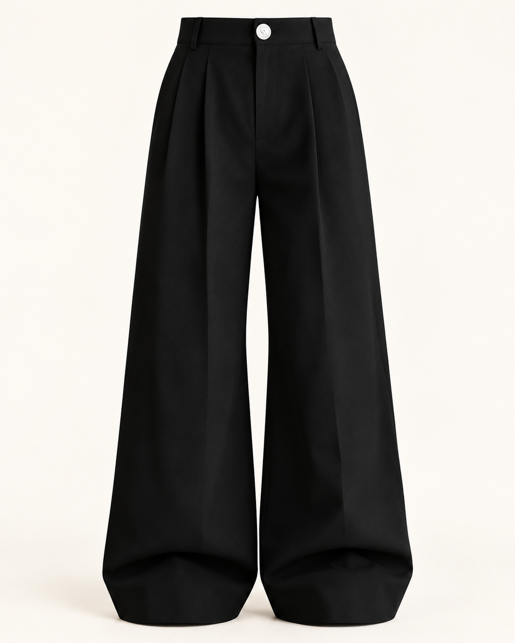 VALE & ROW Wide-leg pleated trousers — studio product view