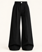 VALE & ROW Wide-leg pleated trousers — studio product view