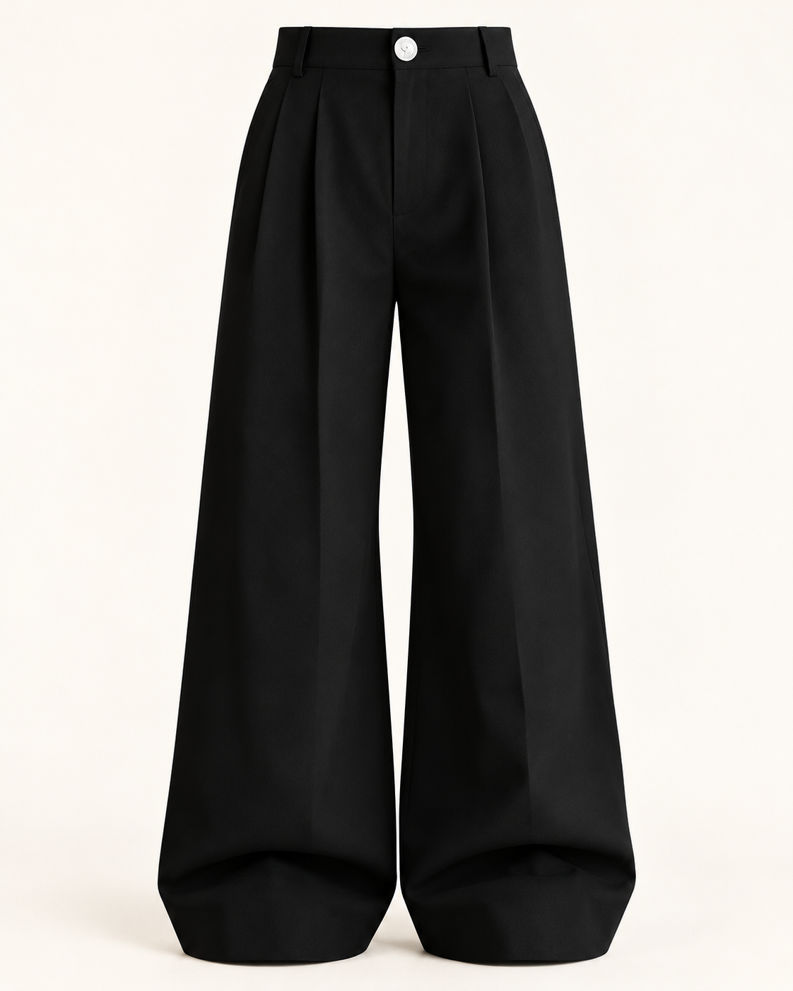 VALE & ROW Wide-leg pleated trousers — studio product view